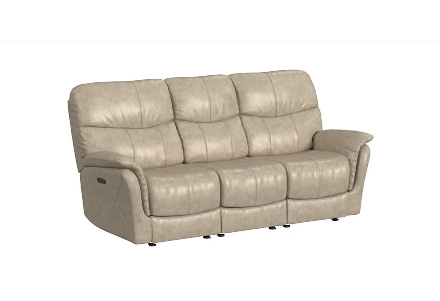 Club Level - Cary 3 Seat Reclining Sofa by Bassett at Esprit Decor Home Furnishings
